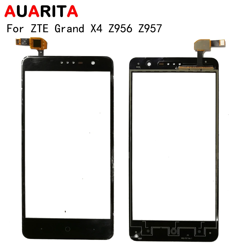 1 шт. Сенсорная панель экрана для ZTE Grand X4 Z956 Z957 передняя внешняя стеклянная экран