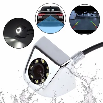

Waterproof Car Auto Rear View Camera 170 Degree Angle Night Vision Parking Reversing Assistance Wide Angle with 8 LED Lights