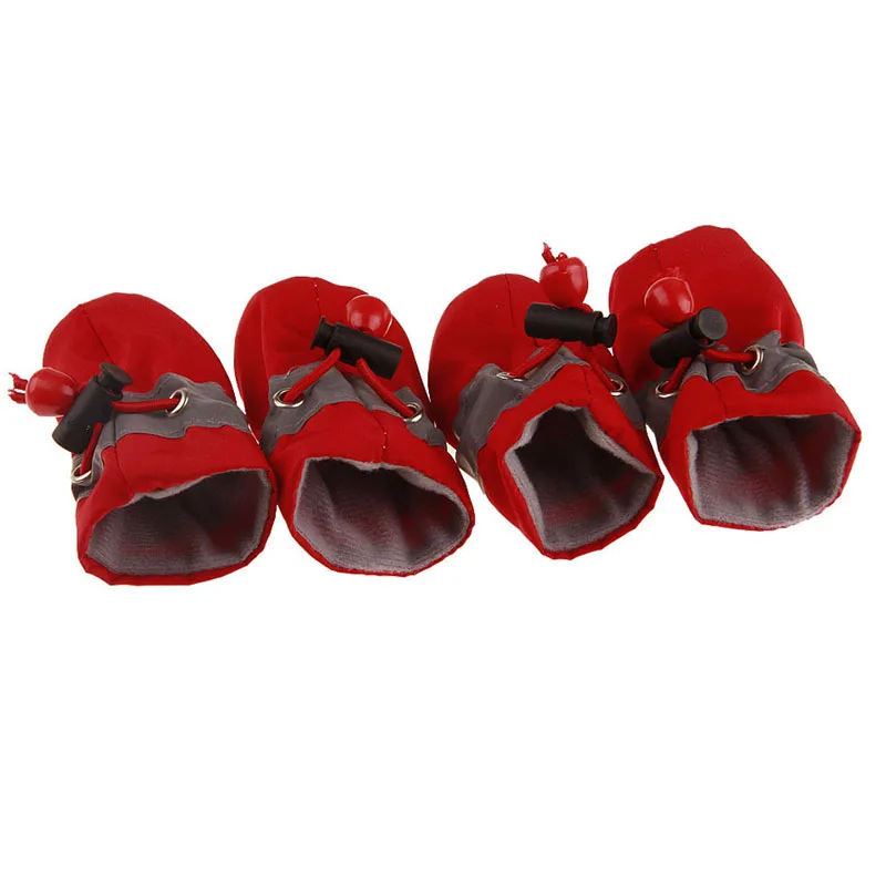 Pet Dog Boots Indoor Paw Protector Pet Boots Soft Sole Anti-Slip Dog Shoes For Small Medium and Large Dogs 4 Pcs7