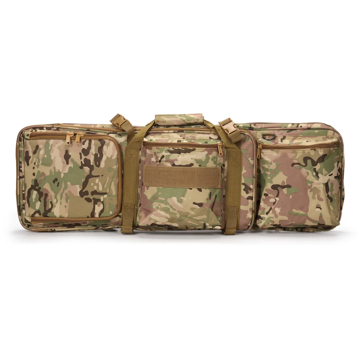 Outdoor Bike Rear Bag 85cm Tactical Airsoft Carrying Dual Rifle Case M4