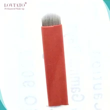 Agulha Microblading 21 шпильки U Curve Blade Перманентный макияж иглы ручка-держатель игл Micorblading U форма иглы татуировки