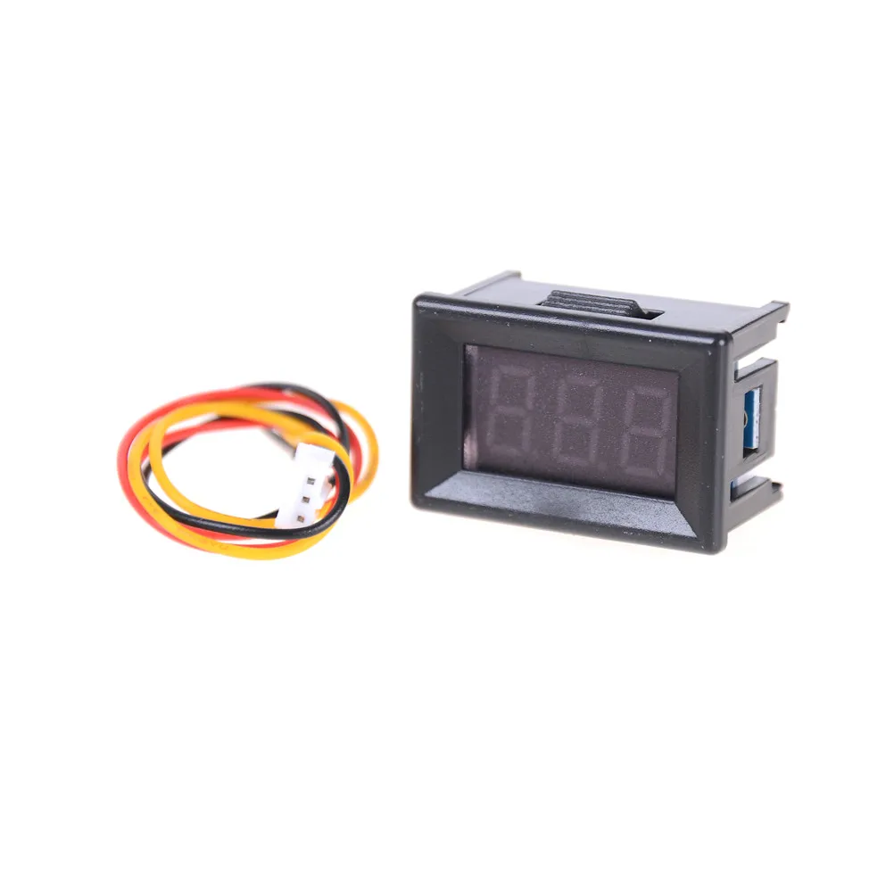 

LED Display Digital Voltage Meter 3-wire DC 0-100V Detection of DC Voltmeter Voltage Tester for Auto Car LED Display Gauge