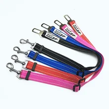 New Adjustable Car Safety Pet Dog Seat Belt Cat Travel High Quality Clip Lead Restraint Harness Auto traction lead 4 colour