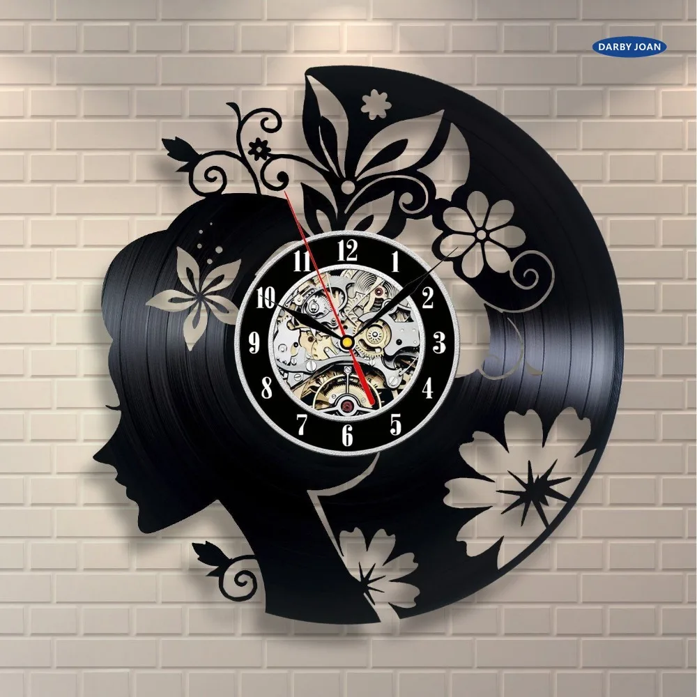 Настенные часы 3d-decor "florist. Decor clock. Оригинальные настенные часы. Часы настенные. Часы настенные.