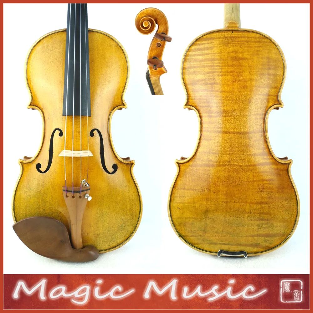 

50 Years Old Spruce! The Harrison Amati Violin 4/4 Geige #1870, Concerto Level & Handmade Oil Antiqued Varnish