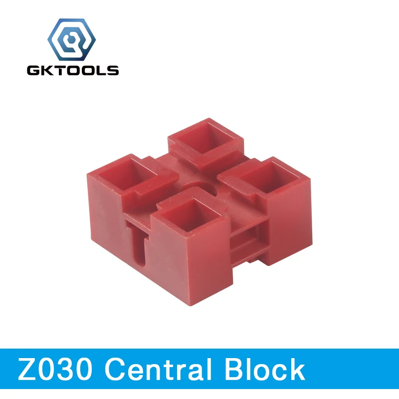 

GKTOOLS, 2 Pieces/lot, 50*50*25mm Red Plastic Central Block, middle block, Z030