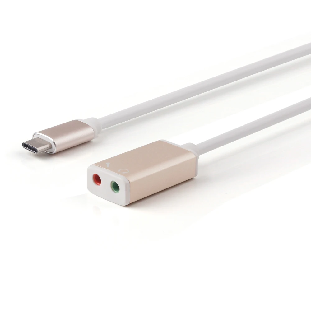 ULT Best USB Type C to Audio JackType C USB C to External Audio Stereo Sound Adapter with 3 5mm Speaker Headphone and Micro