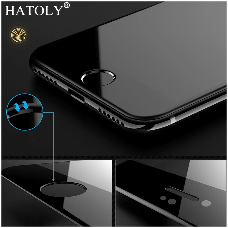 Закаленное стекло HATOLY 5D Защита экрана для xiaomi mi 8 полноразмерная пленка защитное 6