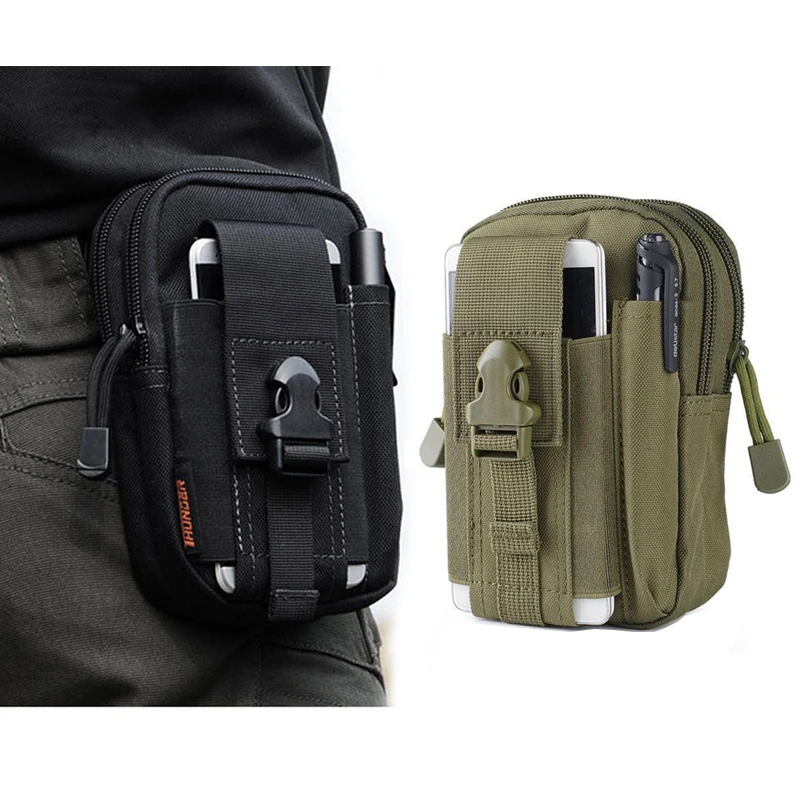Sport Molle Tactical Waist Bag Men Outdoor Casual Waist Pack Wallet Mobile Phone Case For ...
