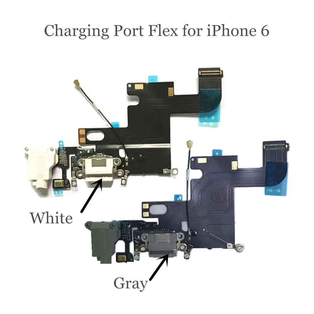 AYJ USB разъем для зарядки док станции iPhone 5 5S 6 6S 7 Plus 4 аудио наушников порт зарядного