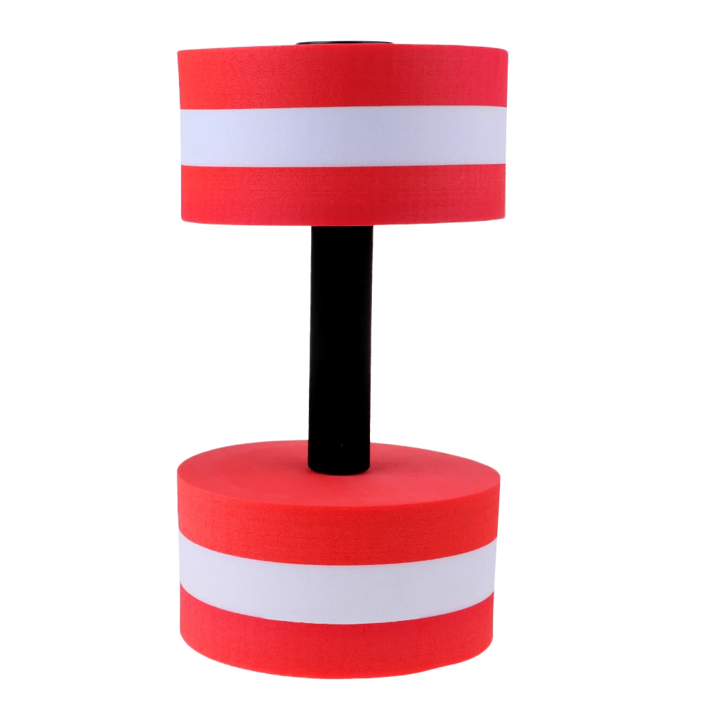 1 Piece EVA Foam Water Aerobics Aquatic Dumbbell EVA Foam Barbell Pool Workout Exercise Tool Swimming Pool Spa Fitness Equipment