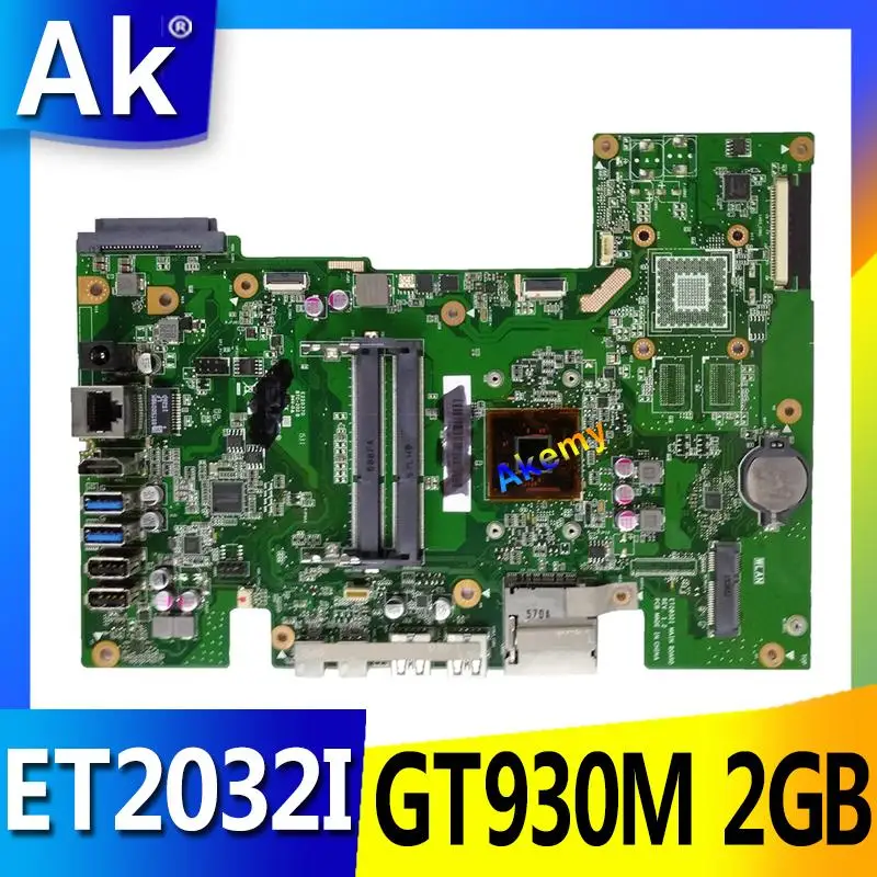 

AK For ASUS all-in-one ET2032I ET2032 ET203 Mianboard motherboard SR1US J2900 N16S-GM-S-A2 video card
