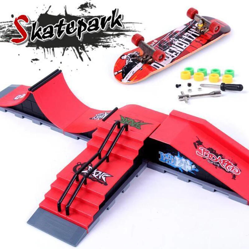 KIT RAMPA SKATE Park Tech Deck Mini Fingerboard Finger Board Ultimate