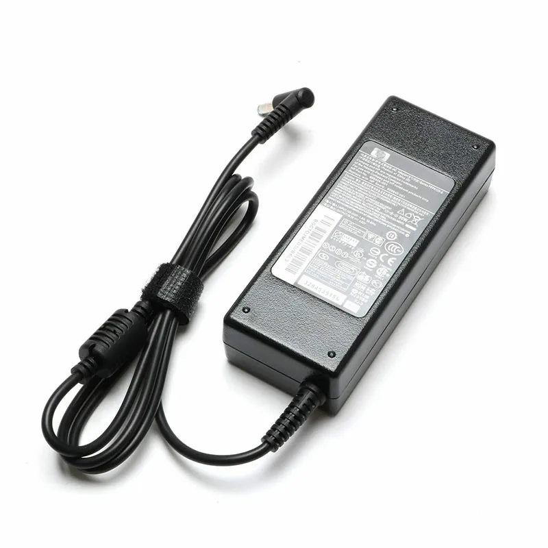 Basix 90 Вт 19,5 в 4.62A адаптер зарядное устройство источник питания для hp ENVY 17-j010us 4,5/3,0 мм синий наконечник адаптер для ноутбука - Цвет: Черный