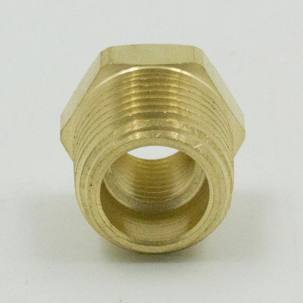Color : Female 01 Male 02 Cecilie Brass Hex buje Reductor de Tubo roscado 3//8 1//8 1//4 1//2 3//4 F a M roscado Reducci/ón de Cobre Agua Gas Adaptador de Acoplamiento del Conector Cecilie