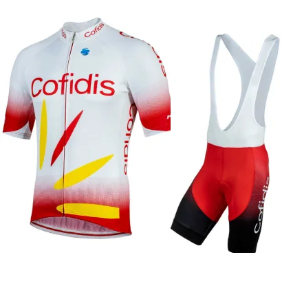 2019 New cofidis CYCLING team JERSEY 9D bike shorts set Ropa Ciclismo MENS summer quick dry pro BICYCLING Maillot pants wear mtb | Спорт и