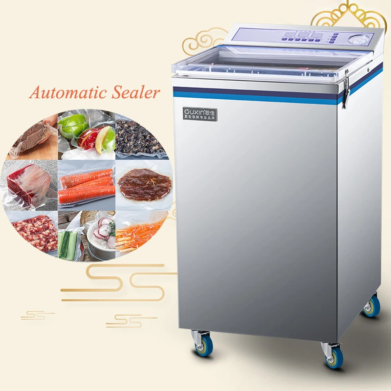 Máquina de envasado al vacío alimentos Selladora autom Beige Máquina de envasado al vacío alimentos Selladora autom Beige