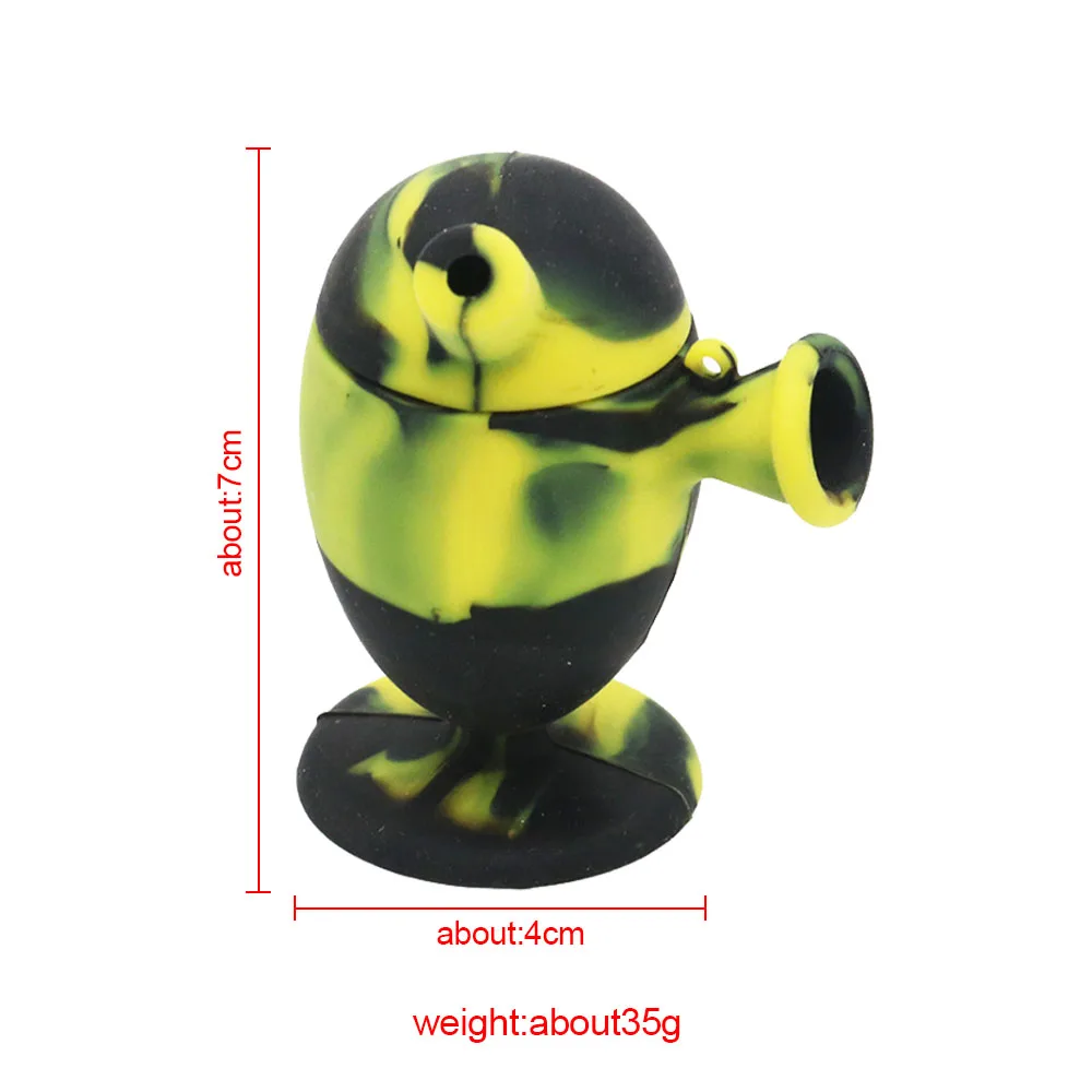 SY Креативный дизайн мини Силиконовый курильщик Мячик с эльфом форма кальян аксессуары случайный цвет