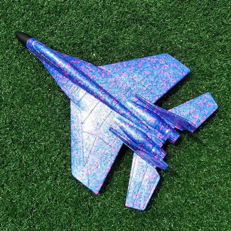 Kid Hand Throw Airplane Toy Large Kid Flying Fighter Model EPP Foam Aircraft Resistant Breakout Outdoor Sport Plane T0710 (10)