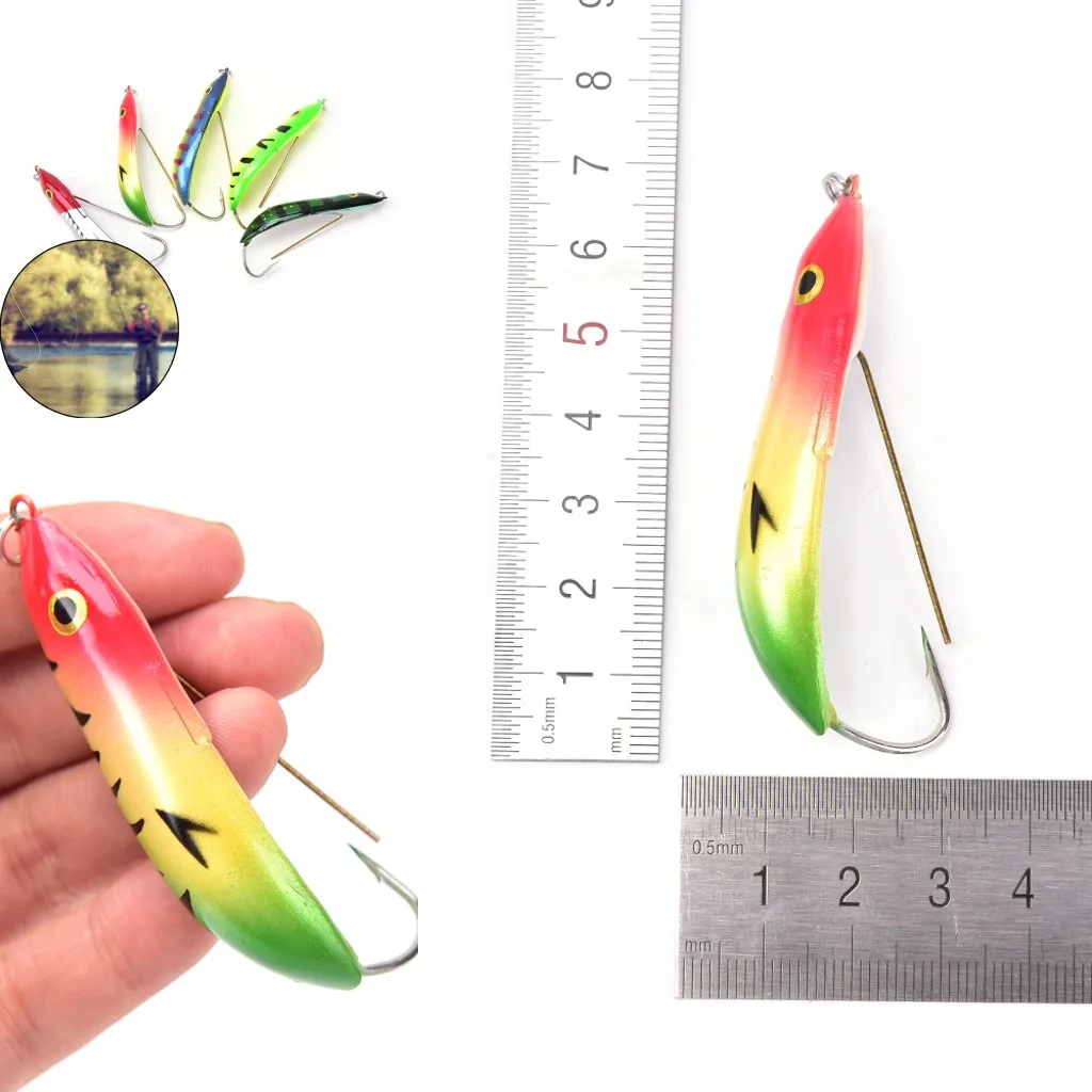 

2019 New Anti-hitch Crankbait Snapper Hard Bait Wobblers RealSkin Painting Fishing Lure 5 Colors Spoon Minnow Saltwater