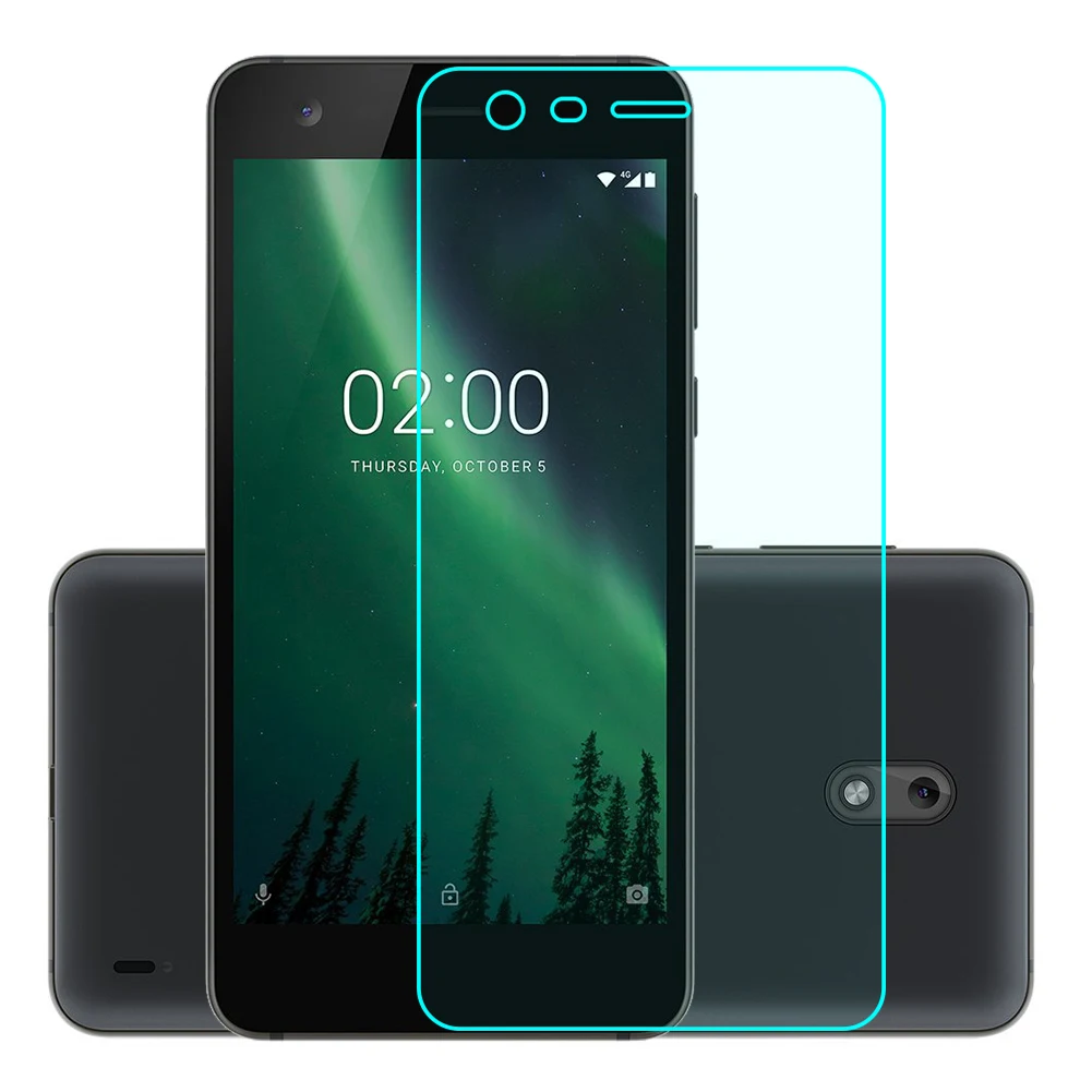 2 шт. Защитные пленки для стекла Nokia 1 закаленное стекло 7 8 Защитная пленка