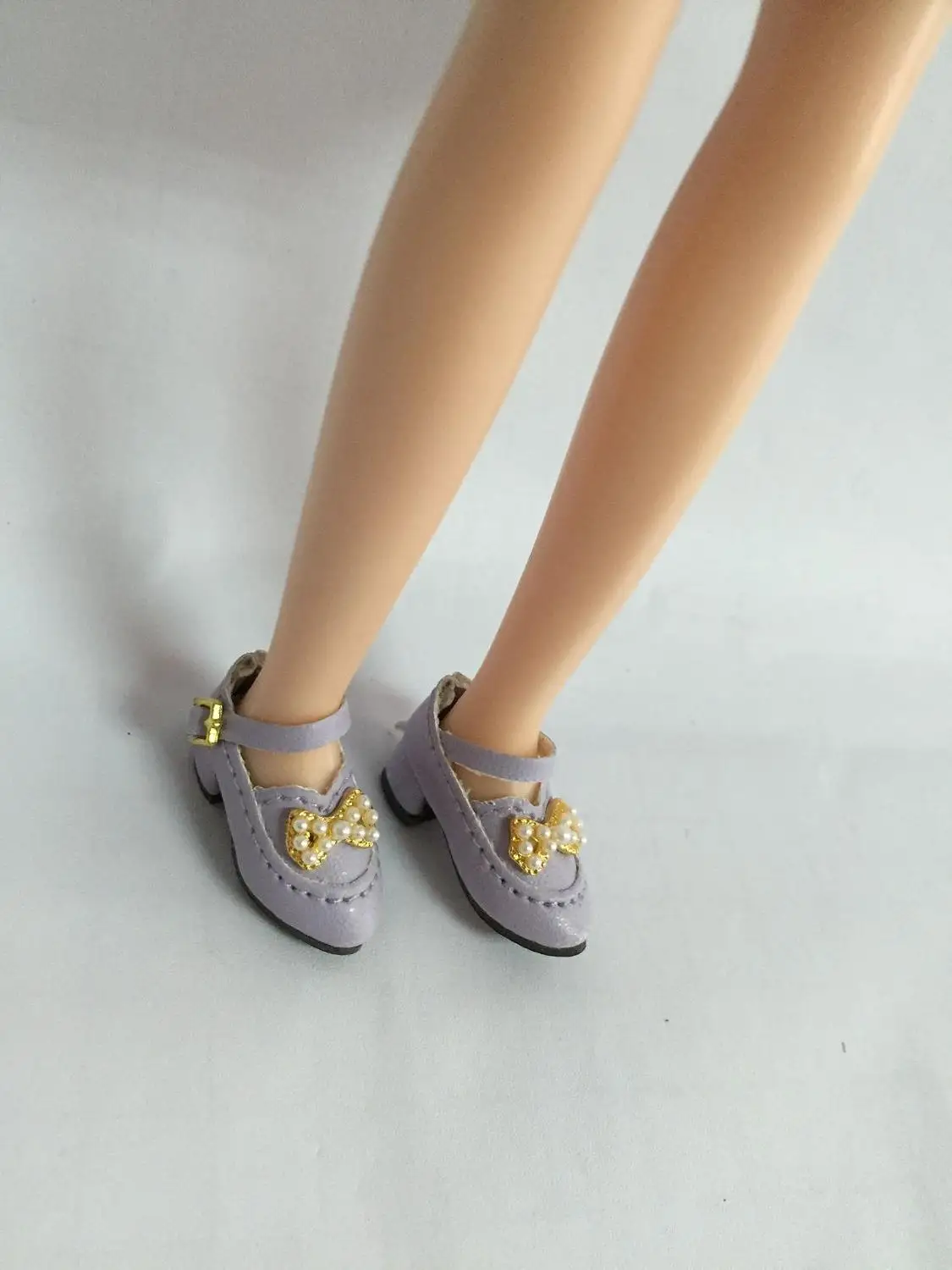 Куклы обувь для blyth Azone куклы OB кукла licca и т. д. Длина: 2,8 см повседневная обувь на плоской подошве - Цвет: purple