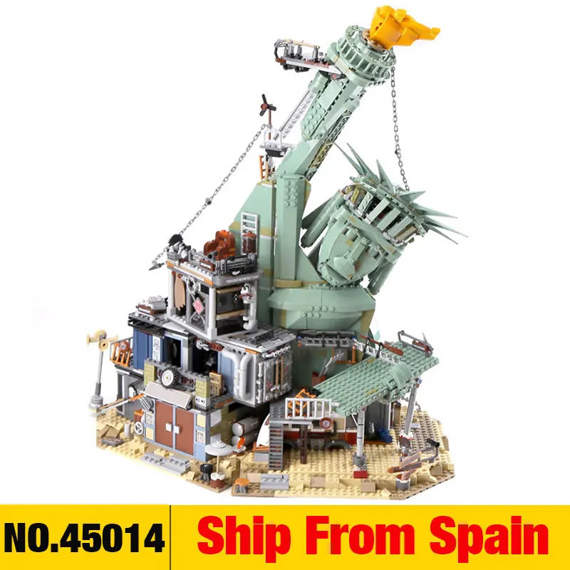 

45014 Movie Seies The Statue of Liberty Welcome to Apocalypseburg Building Block LepinBricks Compatible with 70840 Bela Movie 2