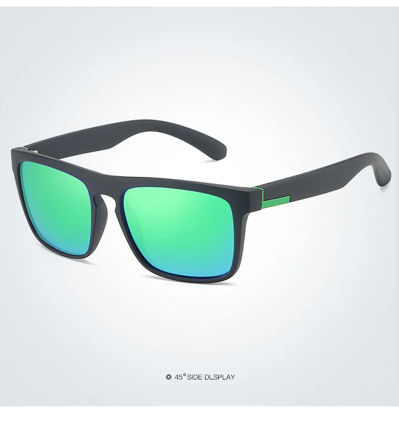 Оригинальные фирменные дизайнерские солнцезащитные очки, мужские Поляризованные трендовые спортивные солнцезащитные очки, водительские зеркальные Мужские очки для рыбалки