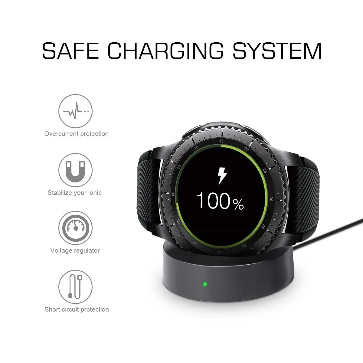 YSAGi samsung gear S3 cargador de reloj S2 base de carga reloj inteligente cargador