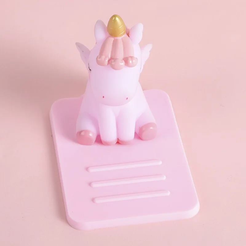 

OLEEDA Soft Silicone Holder Cute Mobile Phone Holder Stand Cartoon Desktop Stand Bracket Unicorn Phone Stand