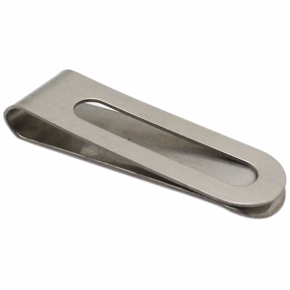 Stainless Steel Metal Money Clip Fashion Simple Gold Silver Dollar Cash Clamp Holder Wallet for Men money clips wallet
