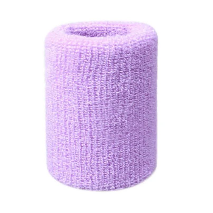 Absorb Sweat Cotton Wristbands Wrist Bands Sweatbands Sweat Band for Sport Tennis Soft and comfortable #2D22 (30)