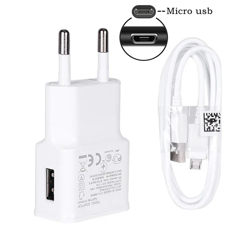 Высококачественное настенное зарядное устройство USB и кабель Micro usb для Samsung A6 A7 2018 J6 J3 J5 J7 A10 Nokia 6 4,2 3,2 P Smart 2019 Android|Зарядные устройства|   | АлиЭкспресс