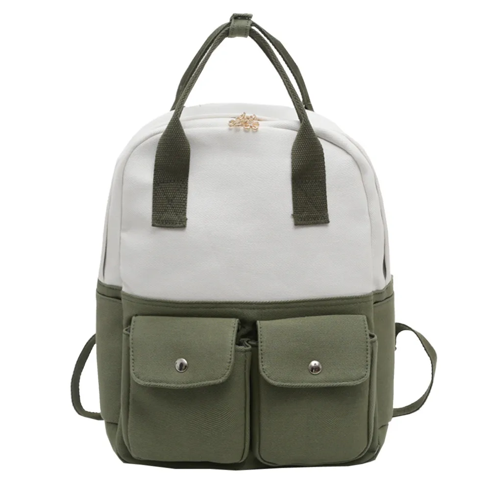 

Fashion lady student canvas playing color shoulder bag schoolbag bag backpack tote bag shoulder Bag #xqx