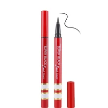 BGVfiveBlack долговечная Водонепроницаемая подводка для глаз карандаш одна крутая красная Серебристая туба