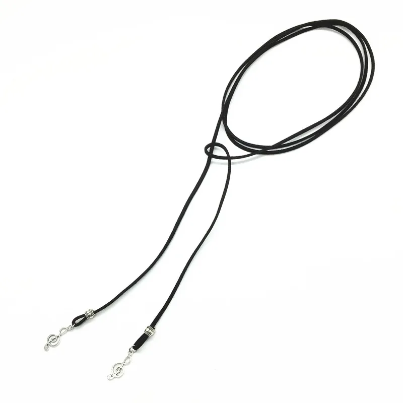 

Fashion Trendy Choker Colar Collier Leather Musical Note Pendant Women Long Necklaces Male Female Men Jewelry Accessories