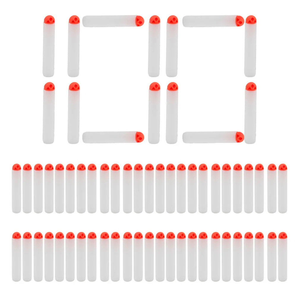 Стиль для пуль Nerf, мягкая полая головка 7,2 см, запасная игрушка дартс, пули для пуль серии Nerf, бластеры с 3 отверстиями