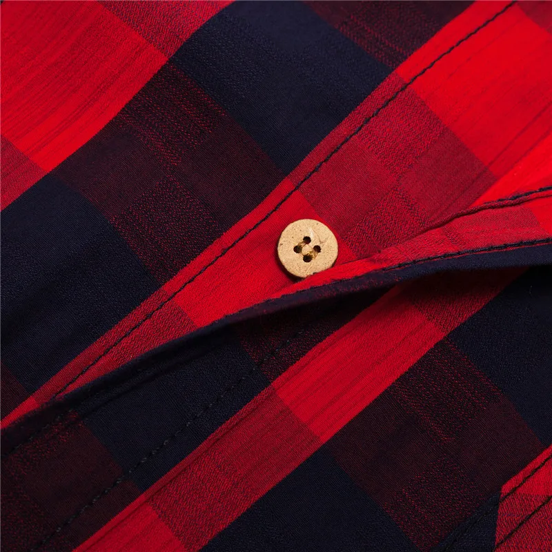 2018 New Arrival Men's Long Sleeve Plaid Shirt Fashion Brand Cotton Casual Patchwork Dress Shirt Social Business Checked Shirts Tops  (14)