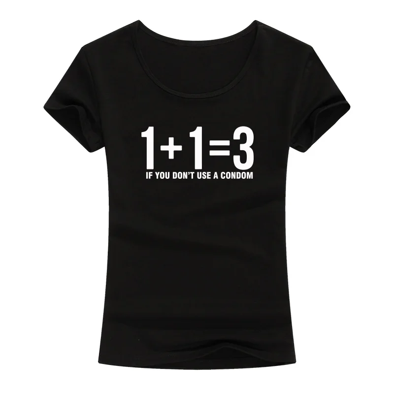 

Women's Math Problem Funny T Shirts Women 2019 Summer Fashion Mathematical Arithmetic Cotton T-shirt Cute Geek Tops Female