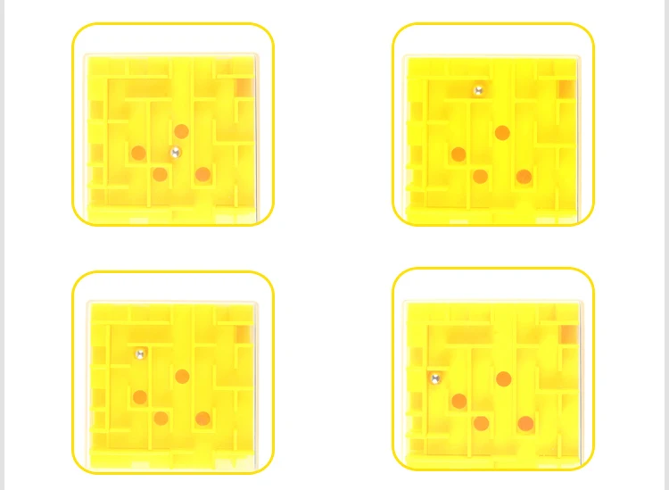 INBEAJY 3D Мини скоростной куб лабиринт Магическая Игра Головоломка Куб магикос антистресс Обучающие игрушки Лабиринт катающийся мяч игрушки