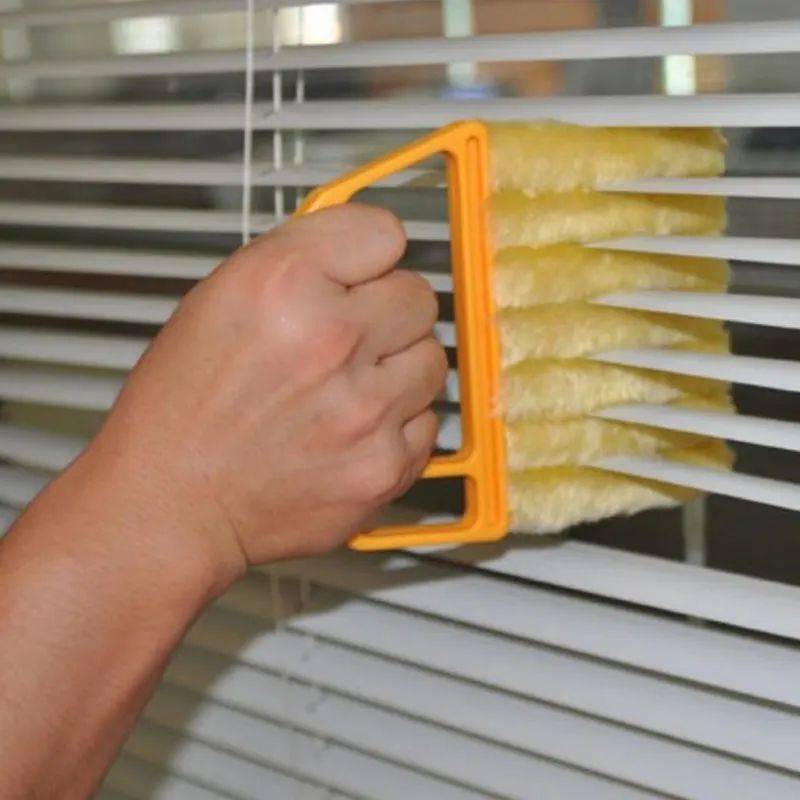 

Window Clean Brush Air Conditioner Duster with Washable Microfibre Blind Brush Dirt Cleaner Home kitchen Cleaning Gadgets