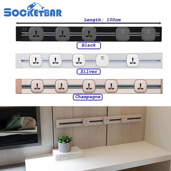 

Factory Free Combination 100cm Length Universal socket 2 USB Ports Living Room Kitchen Plug Sockets