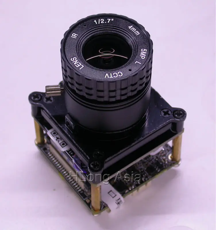 H.265 IPC (4.0MP) 1/3 &quotс датчиком OmniVision OV4689 + Hi3516D CCTV IP камера Модуль платы с кабелем LAN IRC 5MP