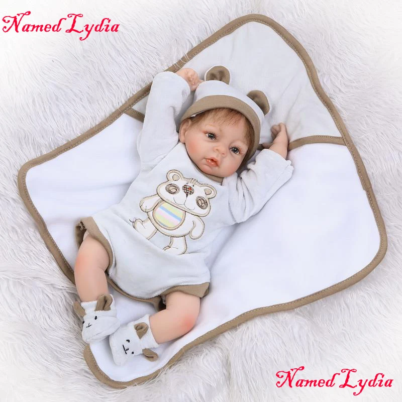 

Bebe boy reborn bonecas 16"40cm soft body silicone reborn dolls for children gift sleeping dolls real alive bonecas