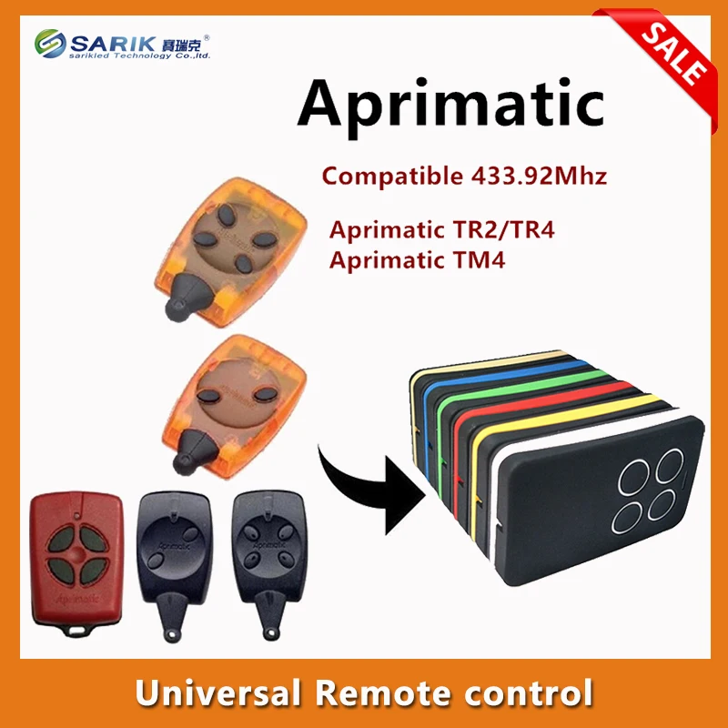 

2pcs 4 Channel Duplicator APRIMATIC TR2 TR4 TM4 Remote Control, aprimatic TR4 gate garage door remote control free shipping