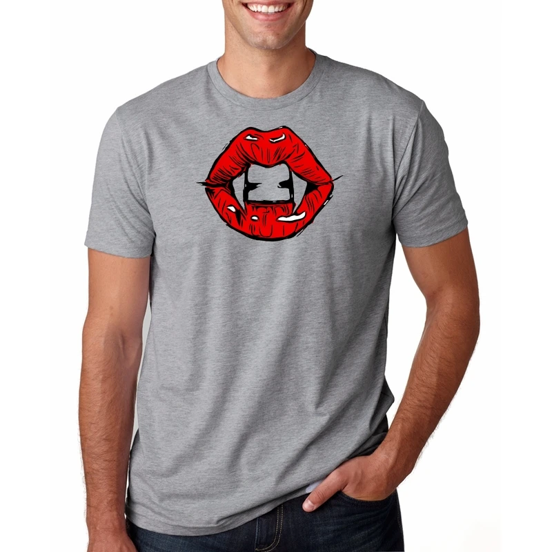 

I Hate Dentist T Shirt Funny Bloody Tooth Punk Cool Creative T-shirt Novelty Print Hip Hop men t shirt