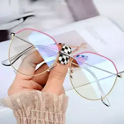 Новая оправа glasse для мужчин и женщин, двухцветные оправы для очков, прозрачные очки, аксессуары для очков