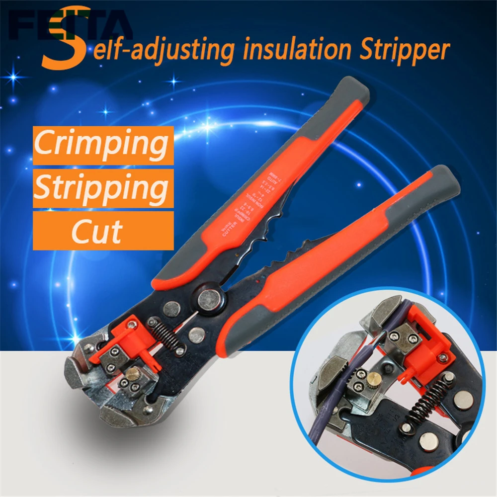 0.2 6.0m Wire Stripper Automatic Crimping Tool Peeling Pliers