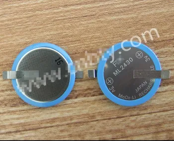 

5PCS Rechargeable Button Battery ML2430 3V Single Unit ML2430-HJ1 Solder Feet