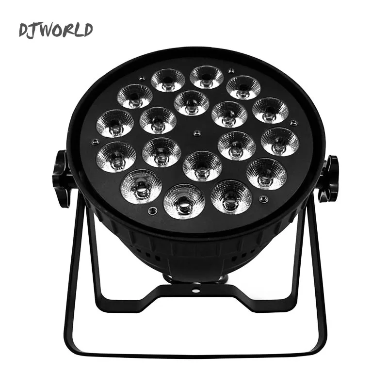 4 шт./лот LED Par 18x18 Вт RGBWA + УФ-цвет DMX512 Каналы Прожекторы для сцены мероприятий